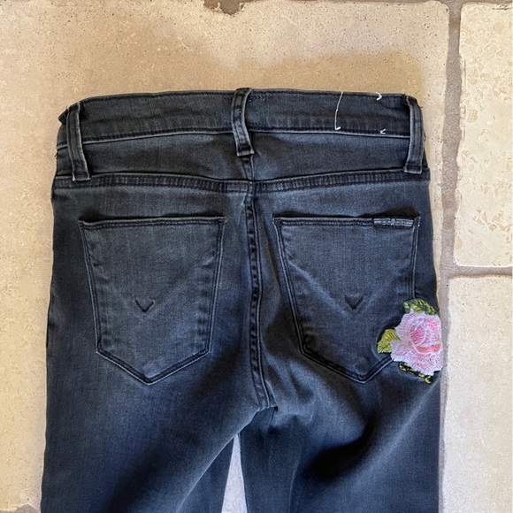 Hudson Floral Gray Skinny Jean - Picture 5 of 7